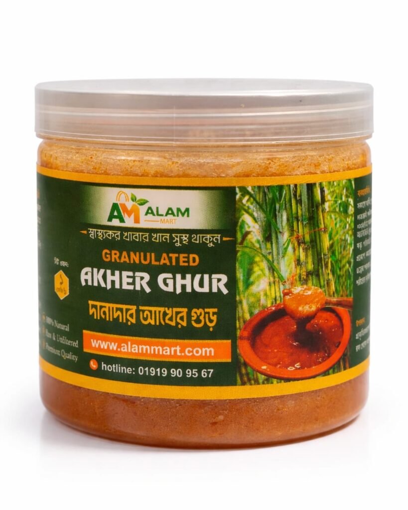Akher Ghur (দানাদার আখের গুড়) 1-kg